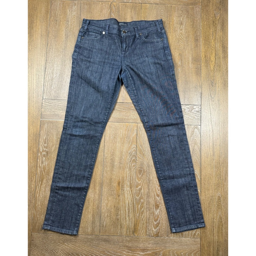 Y2K Citizens of Humanity Jeans 29 Skull Rabbit Crystal Bootcut Dark blue 3195